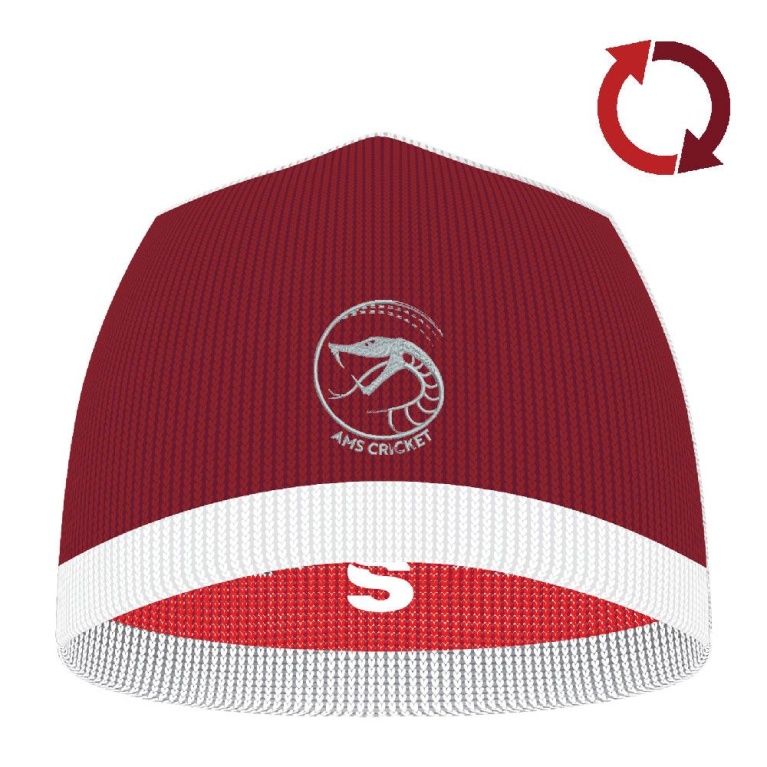 AMS Beanie Cap - Maroon