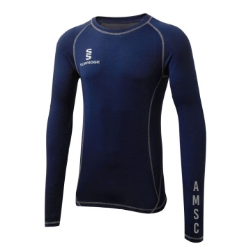 AMS Premier Long Sleeve Sug - Navy